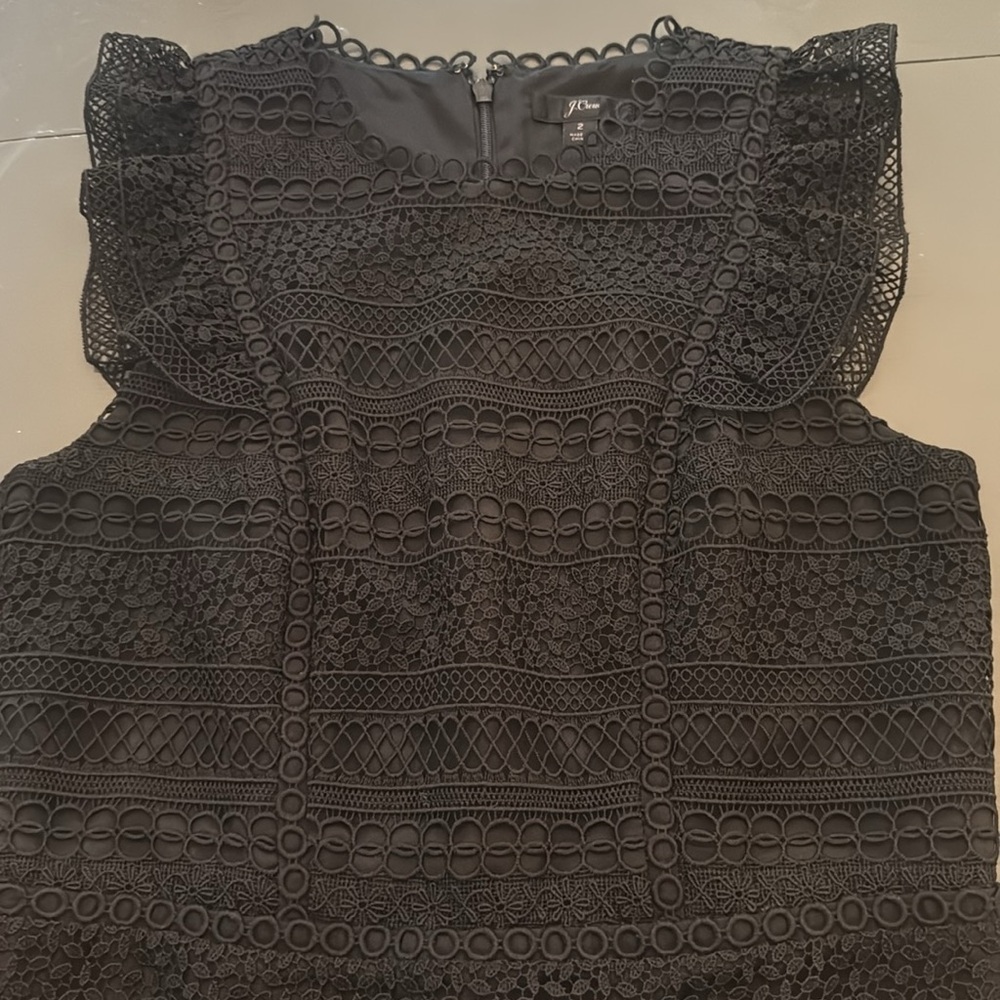 J. Crew black lace dress - Picture 5 of 12